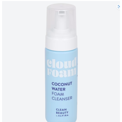 Mousse nettoyante pour visage Alvira Clean Beauty