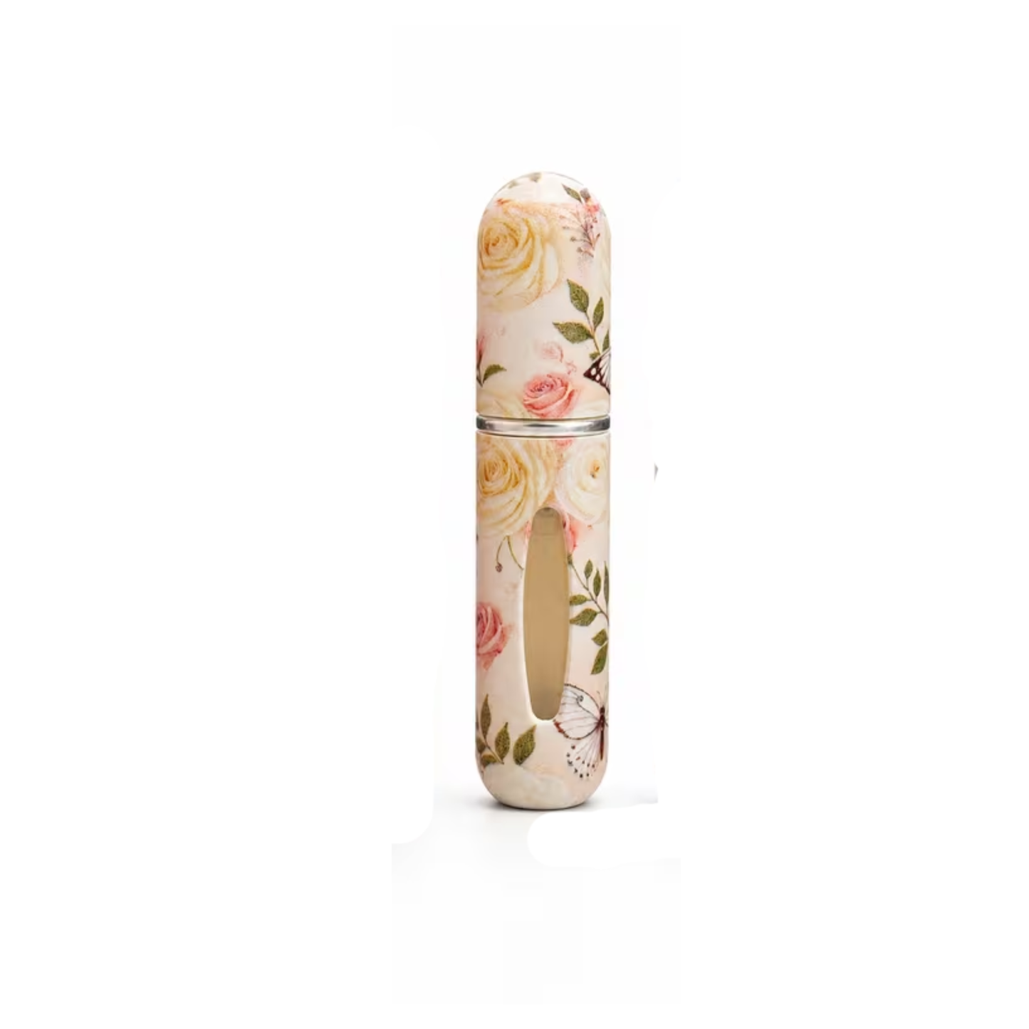 Atomiseurs de parfum rechargeables, flacons de voyage portables à motif floral.